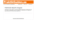 Desktop Screenshot of praktikguiden.se